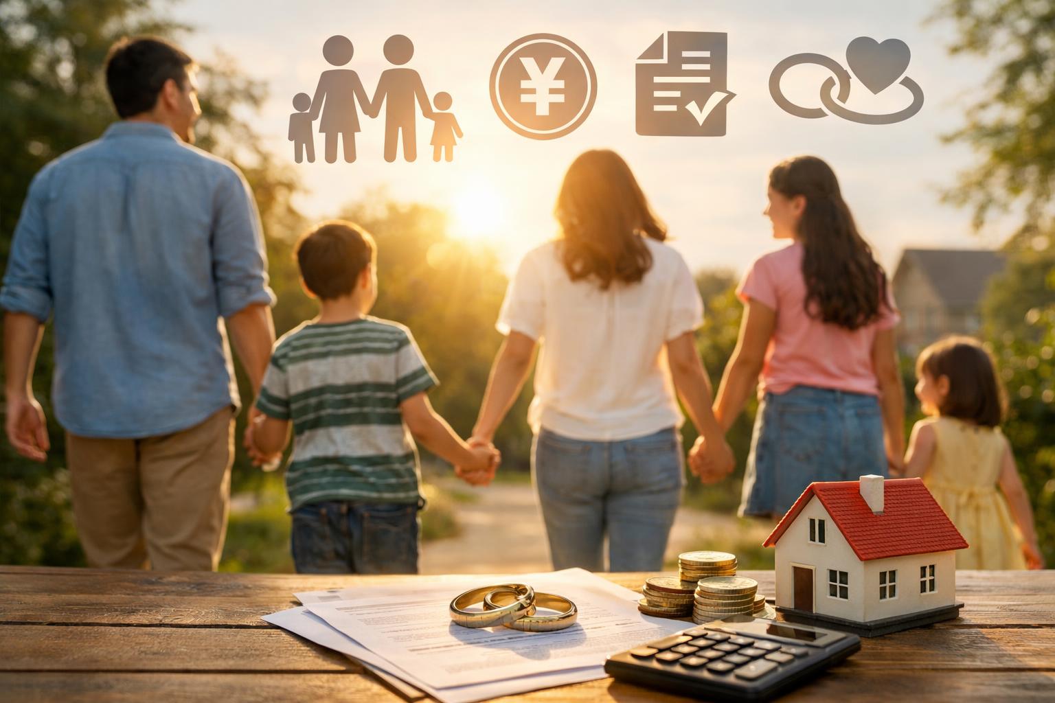 バツイチ同士・子連れ再婚の完全ガイド｜後悔しないための手続きとお金の全知識